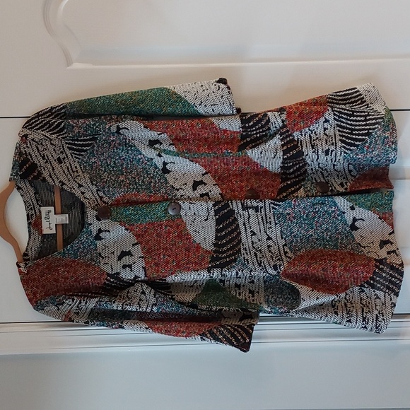 Joseph Ribkoff Colorful Patterned Jacket - Picture 1 of 5